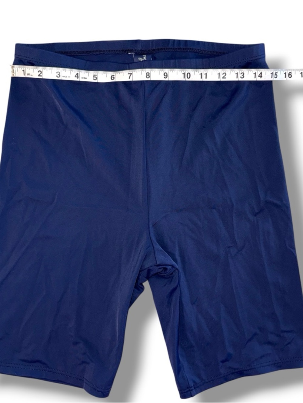 SWIMSUITS FOR ALL – Navy Swim Shorts – 7” Inseam – Size 14 - Picture 5 of 7